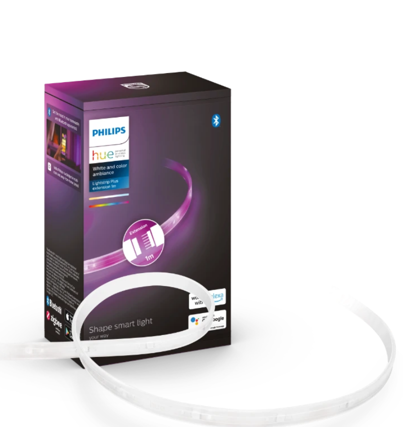 Philips Hue Lightstrip Plus V4 White and Ambiance Color 1m Extension